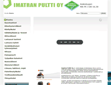 Tablet Screenshot of imatranpultti.fi